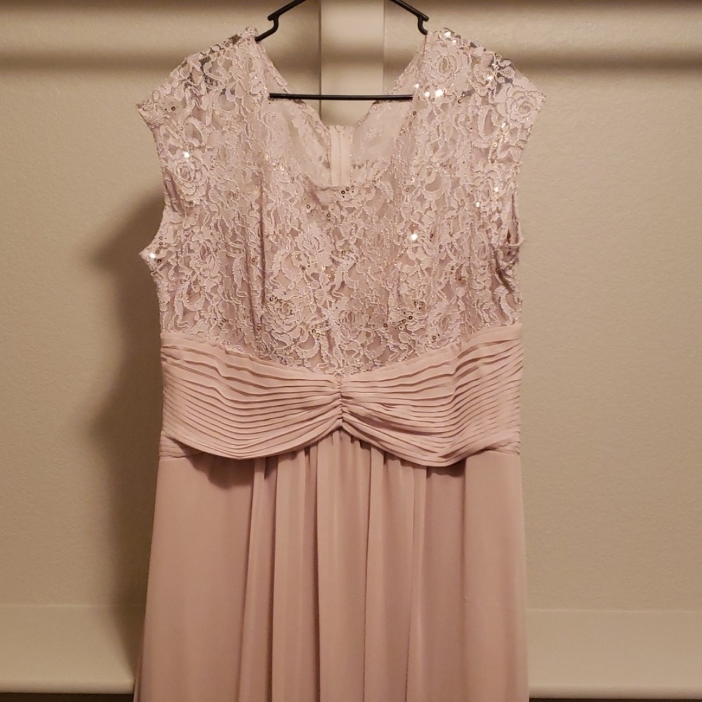 Nude formal dress